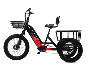 electric tricycle with basket 48v 20ah 28mph